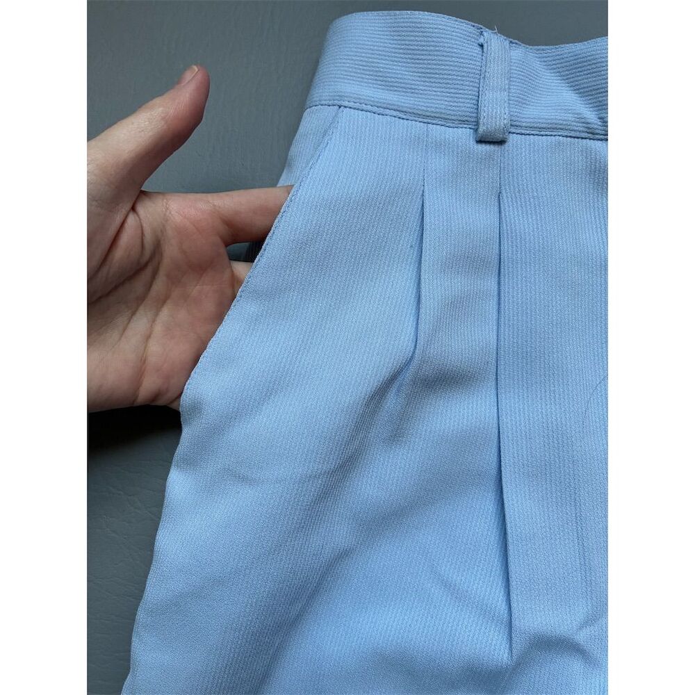 EP Pro Women's High Waist Pleated Shorts Blue Size 4 Casual Golf‎ - Picture 3 of 13